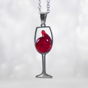 Wholesale Set: Wine Glass Jewelry Necklace (10 units)